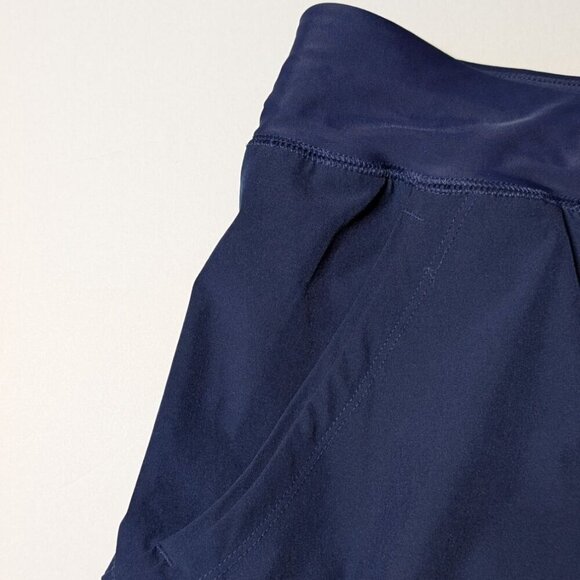 Lands End Board Shorts Women's Plus Size 5" Swim Bottom Pool Beach Navy Blue 24W - Picture 7 of 13